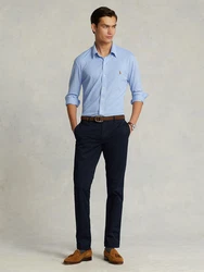 Polo Ralph Lauren Hose 'SLFHDNP-FLAT-PANT' nachtblau