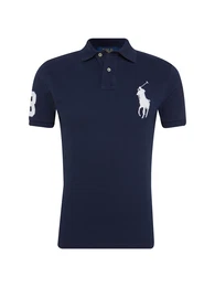 POLO RALPH LAUREN Poloshirt ''''SSKCBPPSLM-SHORT SLEEVE-KNIT'''' navy / weiß