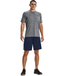 Under Armour Poloshirt UA TECH 2.0 SS TEE graumeliert/schwarz