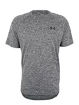 Under Armour Poloshirt UA TECH 2.0 SS TEE graumeliert/schwarz
