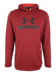 UNDER ARMOUR Hoodie MK1 Terry rotmeliert / schwarz