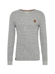 Naketano Langarmshirt Hosenpuper Langen graumeliert