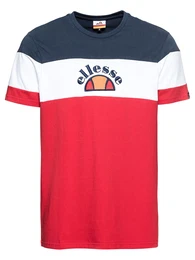 ELLESSE T-Shirt GUBBIO blau / rot / weiß