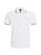 BOSS ATHLEISURE Poloshirt ''''Paddy'''' weiß