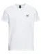 Iriedaily T-Shirt ''''Chestflag'''' weiß / schwarz