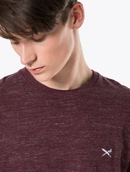 Iriedaily T-Shirt 'Chamisso' weinrot/wei