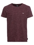 Iriedaily T-Shirt 'Chamisso' weinrot/wei