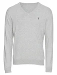 Polo Ralph Lauren Pullover 'LS SF VN PP-LONG SLEEVE-SWEATER' grau