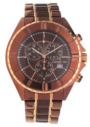 CERRUTI Armbanduhr in sportlichem Design CRA006M231G braun
