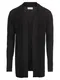 YOURTURN Strickjacke Micro Waffle Open Cardigan schwarz
