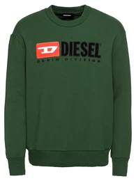 DIESEL Sweatshirt S-CREW-DIVISION SWEAT-SHIRT tanne