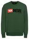 DIESEL Sweatshirt S-CREW-DIVISION SWEAT-SHIRT tanne