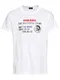 DIESEL T-Shirt T-DIEGO-XB HEMD weiß