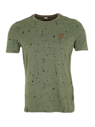 Naketano T-Shirt grün / schwarz