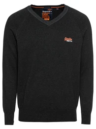 Superdry Pullover ORANGE LABEL COTTON VEE anthrazit