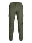 Jack & Jones Cargohose JJIPaul JJFLake (1-tlg) dunkelgrn