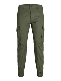Hose 'JJIPaul JJFlake' dunkelgrn