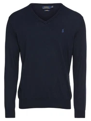 Polo Ralph Lauren Pullover 'LS SF VN PP-LONG SLEEVE-SWEATER' marineblau