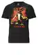 LOGOSHIRT T-Shirt dunkelorange / schwarz
