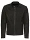 SELECTED HOMME Lederjacke SLHSUEDE QUILTED JKT W anthrazit