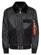 DIESEL Übergangsjacke W-SLOTKIN JACKE schwarz