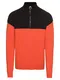 Review Pullover TROYER BLOCKED orange / schwarz