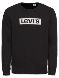 LEVIS Sweatshirt GRAPHIC CREW B schwarz / weiß