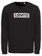 LEVIS Sweatshirt GRAPHIC CREW B schwarz / weiß