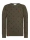 naketano Pullover oliv / schwarz