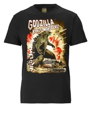 LOGOSHIRT T-Shirt Godzilla - King of the Monsters! beige / khaki / rot / schwarz