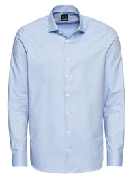 Hemd 'Level 5' hellblau / wei