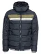 BLEND Steppjacke ''''Outerwear'''' blau / grün / weiß