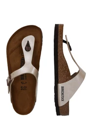 BIRKENSTOCK Zehentrenner 'Gizeh' creme