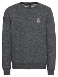 Iriedaily Sweatshirt Bye Chamisso Crew anthrazit / graumeliert