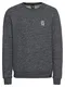 Iriedaily Sweatshirt Bye Chamisso Crew anthrazit / graumeliert
