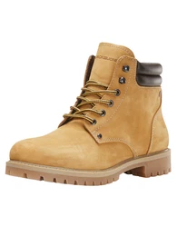 Schnürboots ''''Stoke'''' dunkelbraun / hellbraun