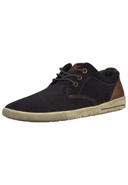 Halbschuhe ultramarinblau / braun