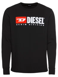 Langarmshirt ''''T-JUST-LS-DIVISION'''' rot / schwarz / weiß