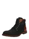 BULLBOXER Schnürstiefelette cognac / schwarz