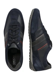 Geox Schnürschuh U52T5C (02211) navy/nachtblau/schlammfarben/kirschrot (U52T5C 022ME CF47J)