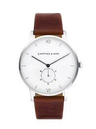 Uhr ''''Heritage'''' silber / braun
