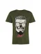 JACK & JONES T-Shirt JORART SUPPORT dunkelgrün / mischfarben