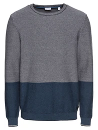 ESPRIT Pullover navy / grau