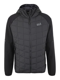 Outdorrjacke ''''GRASSLAND HYBRID'''' dunkelgrau / schwarz