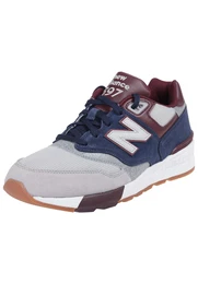 Sneaker ''''ML597'''' weiß / navy / grau / weinrot