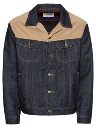 Lee Jeansjacke RIDER camel / blue denim