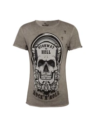 Key Largo T-Shirt MT CRUSH round rauchgrau