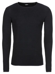 !Solid Pullover Knit - Jasen dunkelblau