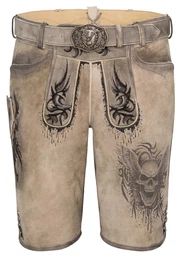 Lederhose ''''Hades'''' schwarz / braun
