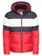 Tommy Jeans Steppjacke TJM RUGBY STRIPE PUFFA dunkelblau / rot / weiß